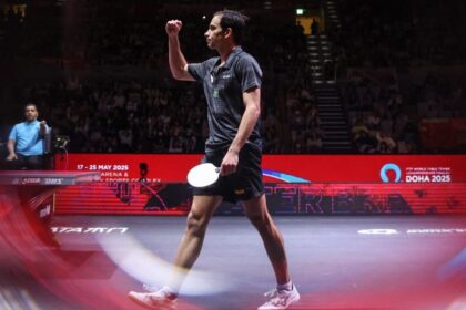 Hugo Calderano Finalista do Mundial de Tênis de Mesa