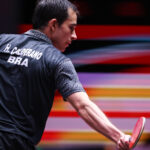 Hugo Calderano Finalista do Mundial de Tênis de Mesa