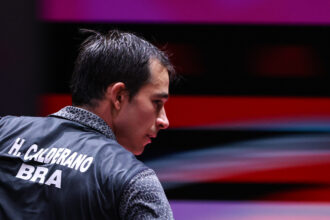 Hugo Calderano Finalista do Mundial de Tênis de Mesa