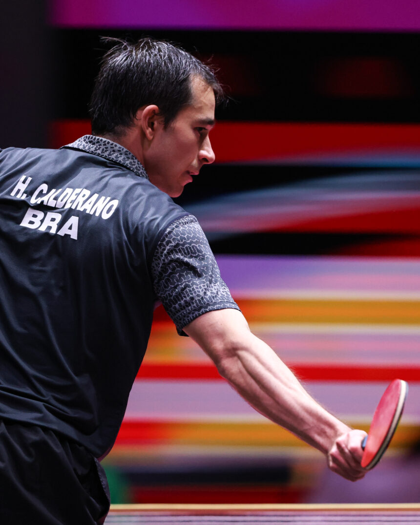 Hugo Calderano Finalista do Mundial de Tênis de Mesa