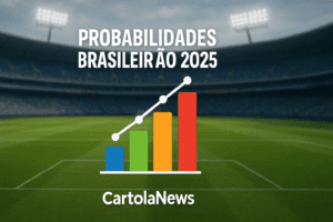 Probabilidade de rebaixamento 2025 clubes em risco