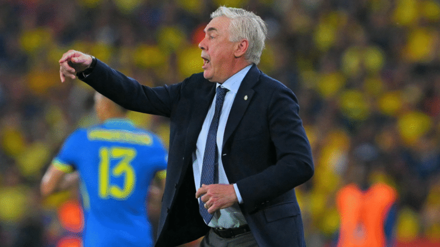 estreia de Ancelotti na Seleção Brasileira