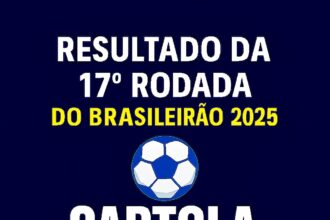 Resultado rodada 17 Cartola: comparativo de palpites e resultados