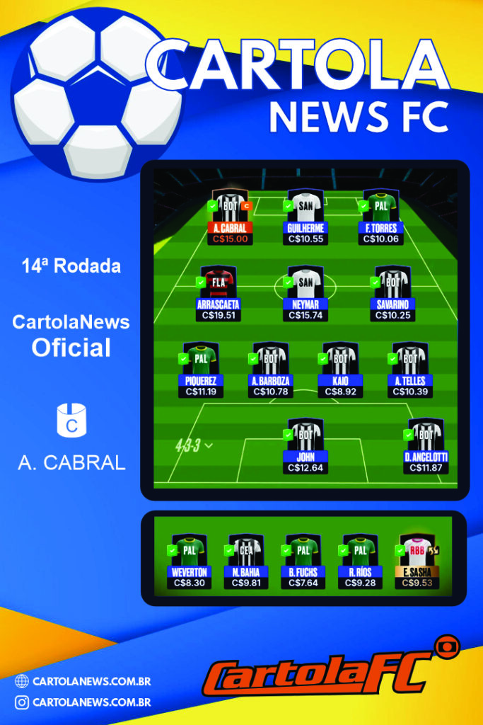 Time-Rodada-14-CartolaNEWS-oFICIAL-683x1024 Time Rodada 14 Cartola: Escalação Oficial do CartolaNews