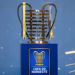 Troféu em disputa na semifinal da Copa do Nordeste 2025