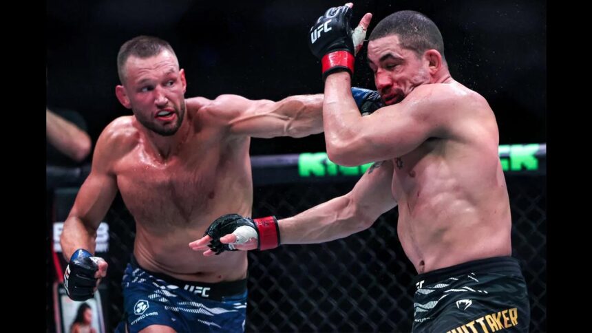 UFC Abu Dhabi 2025: Reinier de Ridder vence Robert Whittaker