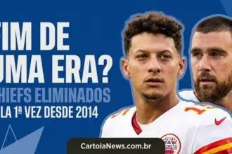 Chiefs fora dos playoffs fim da sequência desde 2014