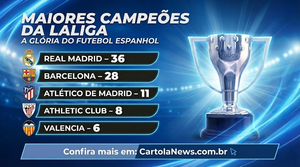 Maiores-campeoes-da-LaLiga-e-a-taca-do-campeonato-espanhol La Liga