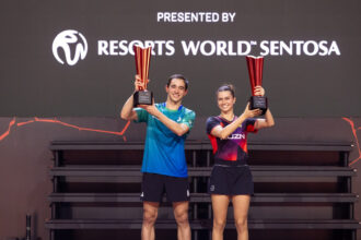 Hugo Calderano e Bruna Takahashi campeões do Grand Smash de Singapura 2026