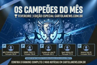 CartolaNews - Fevereiro