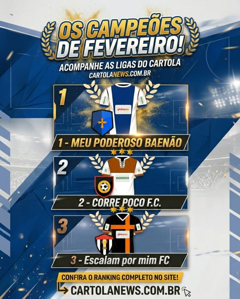 CartolaNews-Fevereiro-825x1024 Campeões da Liga CartolaNews em fevereiro: veja quem brilhou no mês