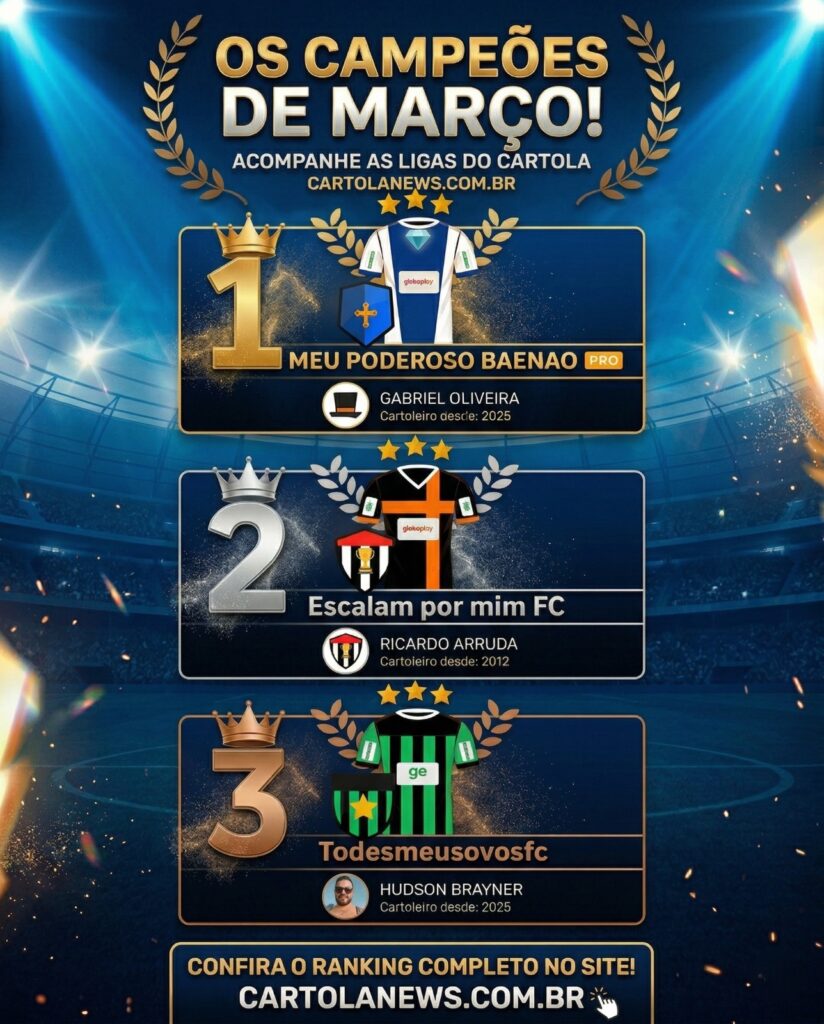 CartolaNews-Marco-824x1024 Campeões CartolaNews março: veja quem dominou a liga no mês