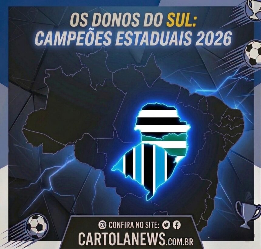 campeões estaduais do sul
