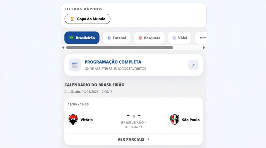 Tela-Jogos-1024x572 App CartolaNews: novidades para acompanhar esportes