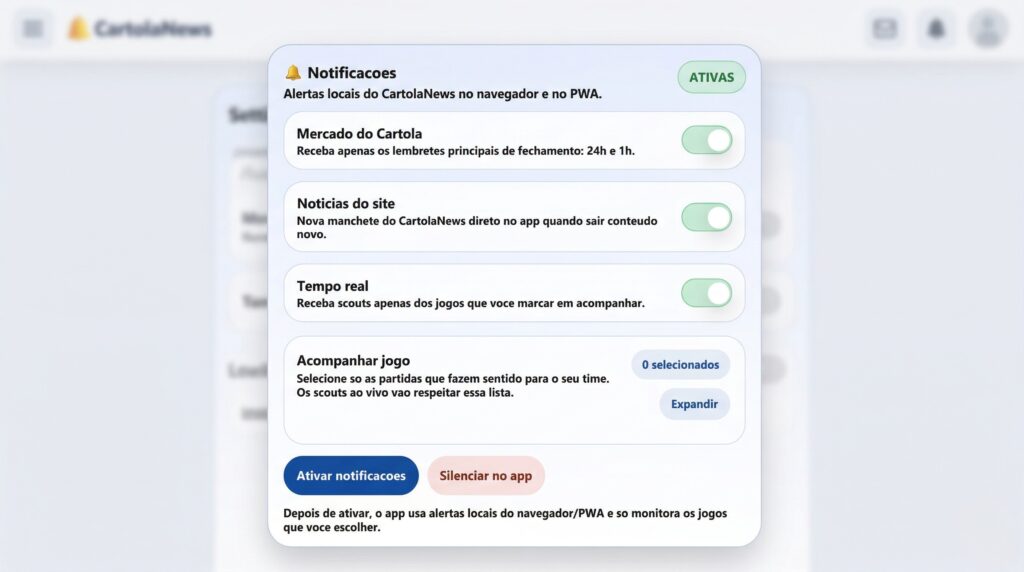 Tela-Menu-Notificacoes-1024x572 App CartolaNews: novidades para acompanhar esportes