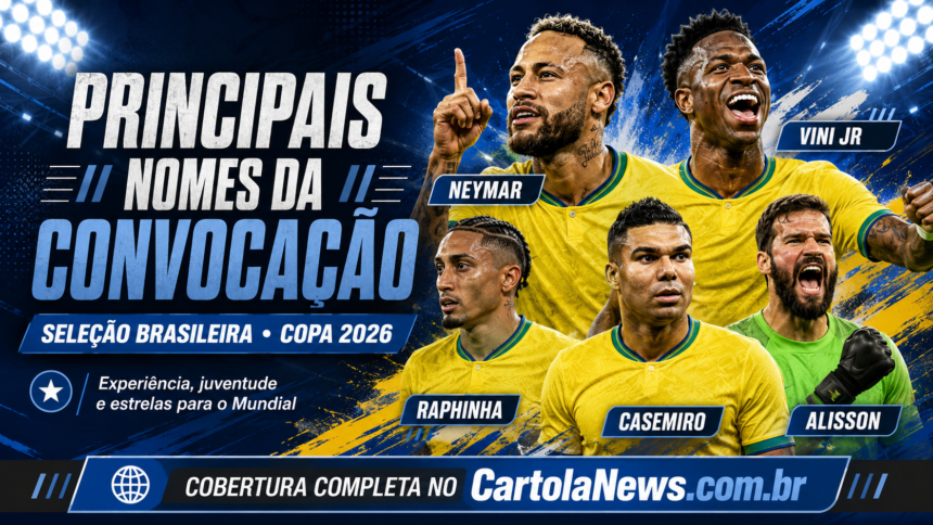 convocação do Brasil para Copa 2026