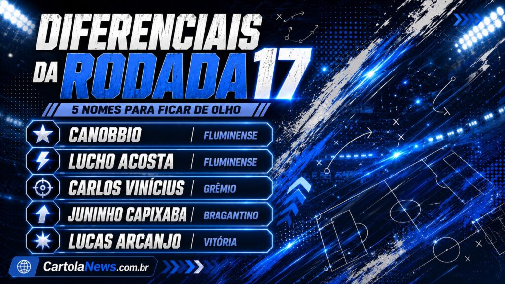 Dicas-da-Rodada-17-Diferenciais-1024x576 Dicas CartolaNews Rodada 17: top 5 por posição no Cartola FC