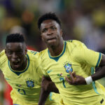 Brasil goleia o Panamá com gol de Vini Jr