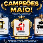 Campeões do mês de Maio 2026