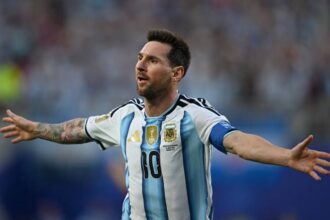 Messi maior artilheiro das Copas chega a 18 gols pela Argentina.