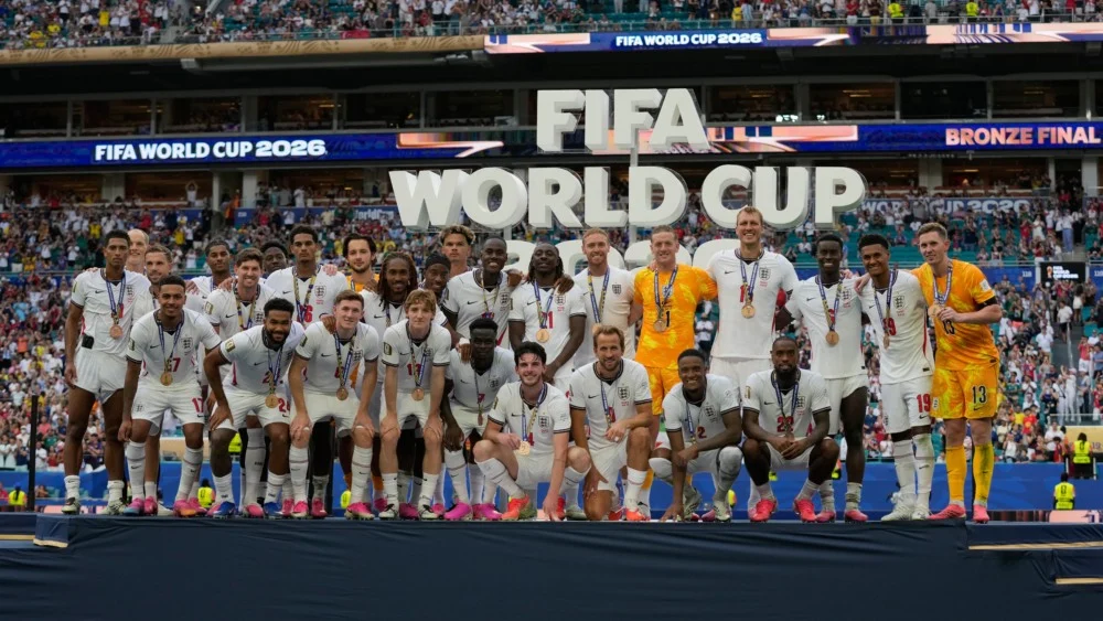 Inglaterra-comemorando-a-vitoria Copa do Mundo