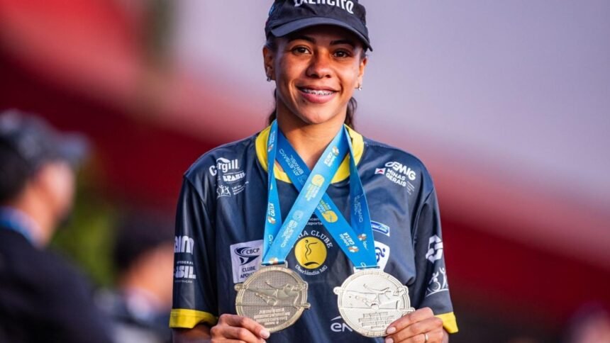 Núbia de Oliveira tricampeã dos 10.000 metros no Troféu Brasil.