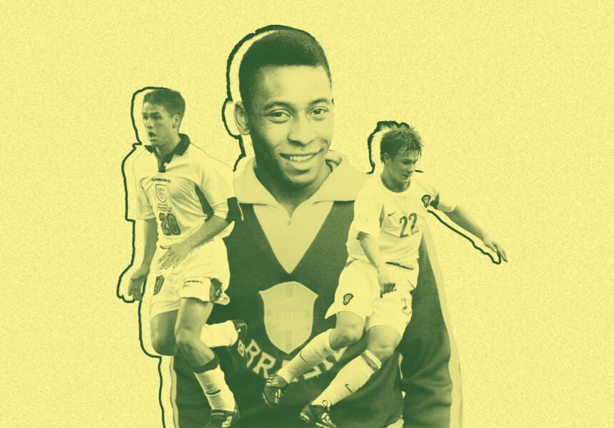 Pelé lidera o ranking dos jovens artilheiros da Copa.