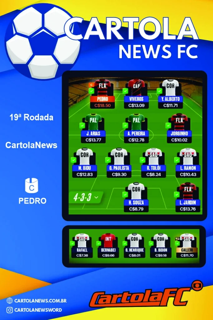 Rodada-19-Principal-683x1024 Time da Rodada 19: escalação do CartolaNews com Pedro no ataque