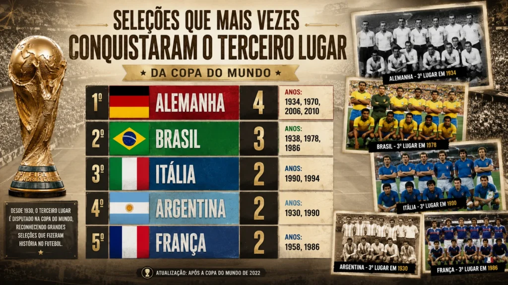 Terceiros-lugares-das-Copas-1024x576 Inglaterra vence a França em jogo de dez gols e conquista o terceiro lugar da Copa