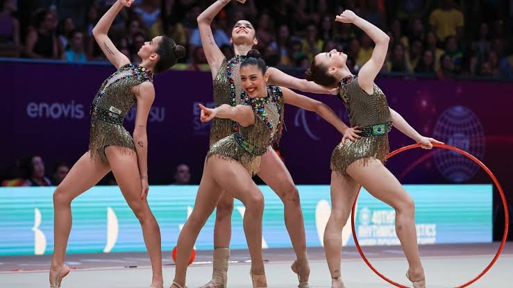 Brasil-ja-havia-garantido-medalha-e-vaga-olimpica Brasil na ginástica rítmica conquista dois ouros históricos no Mundial
