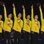 Brasil na ginástica rítmica conquista ouro na série mista do Mundial.