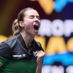 Bruna Takahashi no Europe Smash durante partida em Malmö.