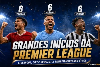 Chelsea de 2005-06 venceu nove jogos consecutivos na Premier League.