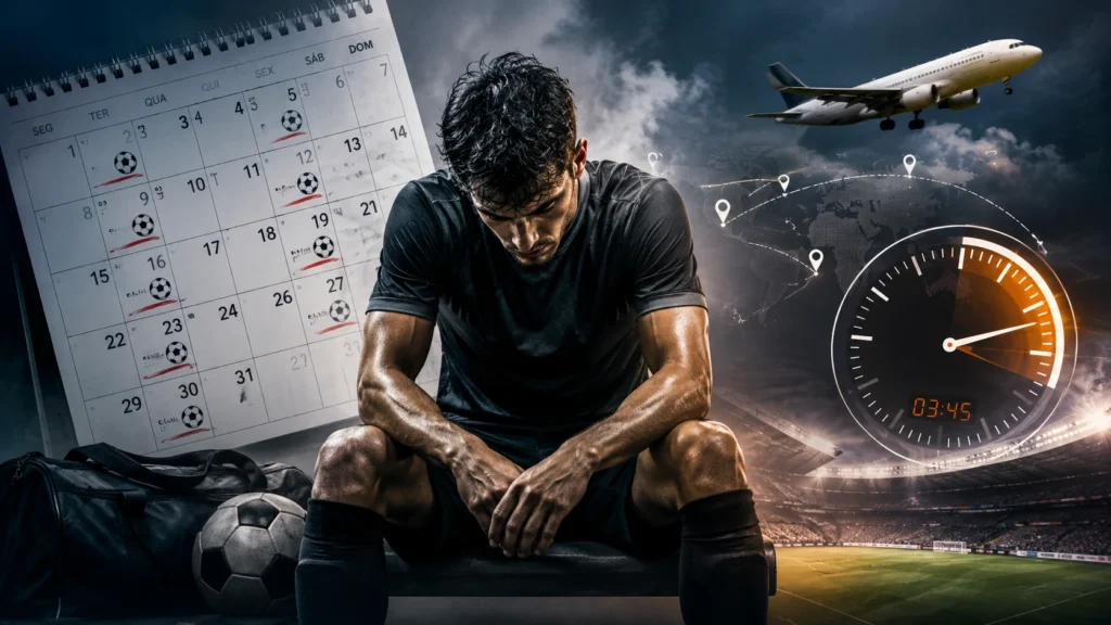 arte-destacando-calendario-viagens-e-pouco-tempo-de-recuperacao-entre-partidas-1024x576 Premier League e Europa: como calendário e viagens afetam o desempenho