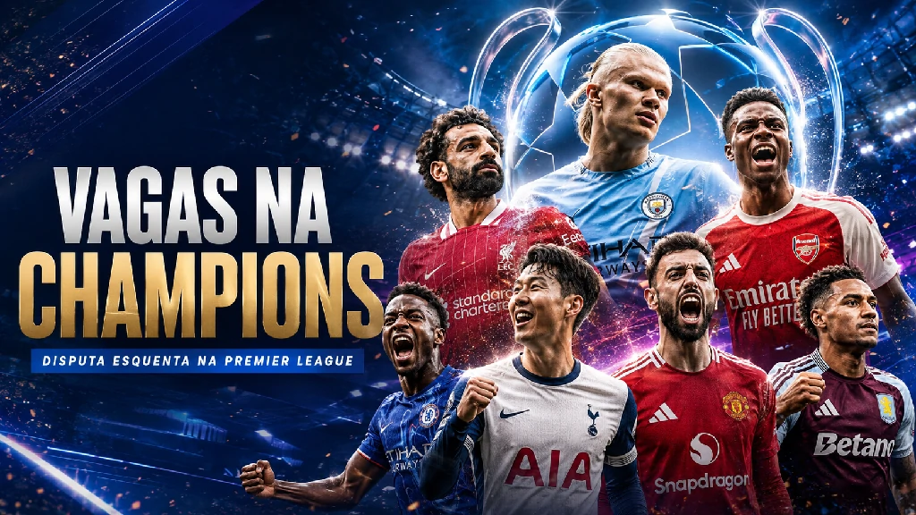 disputa-por-vagas-na-Champions-League-pela-Premier-League Premier League 2026-27: Arsenal lidera projeções da Opta e disputa pelo título promete equilíbrio