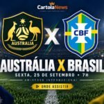 Austrália x Brasil pelo amistoso