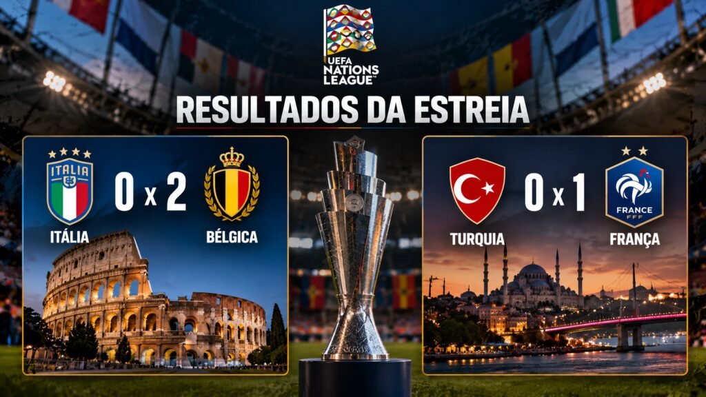 Bélgica e França chegam com vitória para duelo na Nations League.