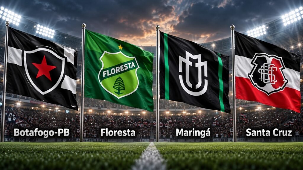 Botafogo-PB-Floresta-Maringa-e-Santa-Cruz-1024x576 Quadrangular da Série C 2026: oito clubes entram na fase decisiva pelo acesso