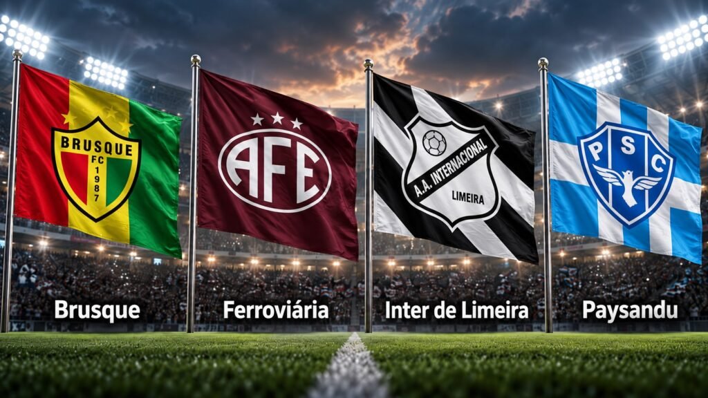 Brusque-Ferroviaria-Inter-de-Limeira-e-Paysandu-1024x576 Quadrangular da Série C 2026: oito clubes entram na fase decisiva pelo acesso
