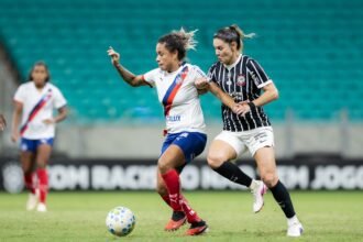 Corinthians x Bahia pela semifinal do Brasileirão Feminino 2026.