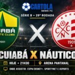Cuiabá x Náutico pela Série B na Arena Pantanal.
