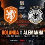 Holanda x Alemanha pela Liga das Nações em Amsterdã.