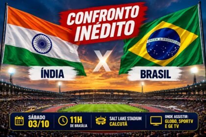 Índia x Brasil será disputado pela primeira vez na história em Calcutá