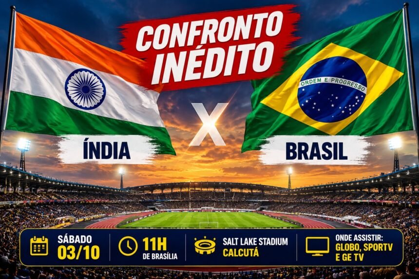 Índia x Brasil será disputado pela primeira vez na história em Calcutá