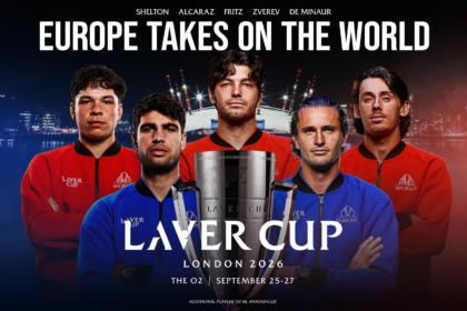 Laver Cup 2026 será disputada na O2 Arena em Londres.