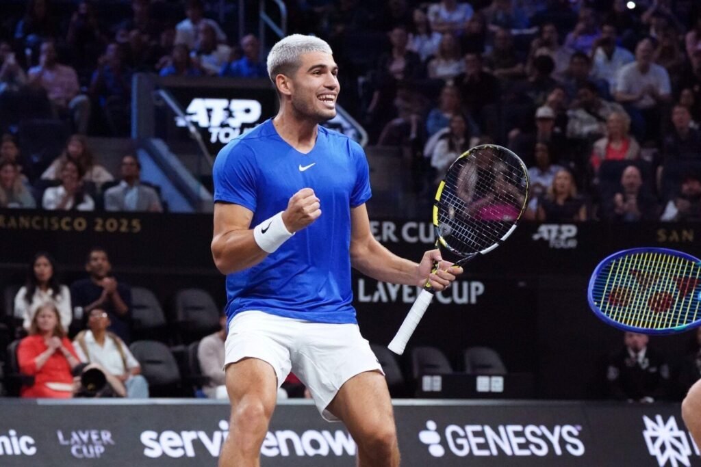 Laver Cup com Time Europa e Time Mundo