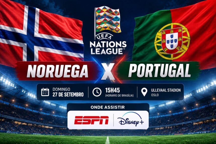 Noruega x Portugal pela UEFA Nations League 202627