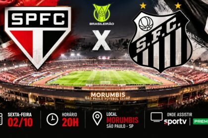 São Paulo e Santos disputam posições no Brasileirão 2026