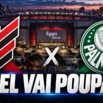 Athletico-PR x Palmeiras pelo Brasileirão 2026 na Arena da Baixada.