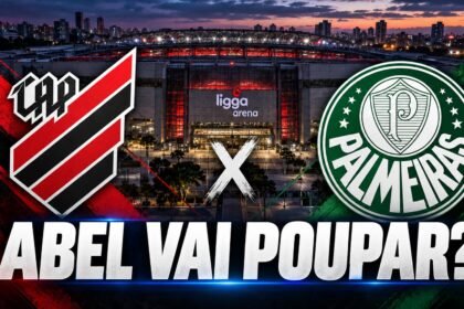 Athletico-PR x Palmeiras pelo Brasileirão 2026 na Arena da Baixada.